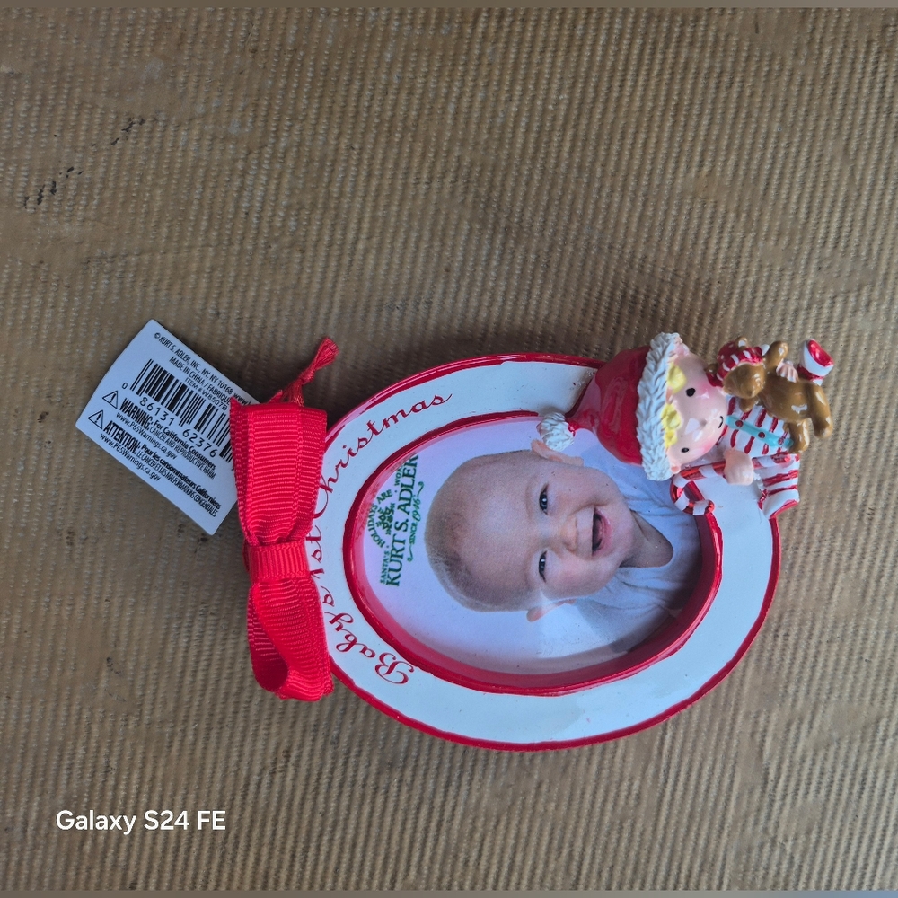 Kurt S. Adler Christmas Photo Ornament